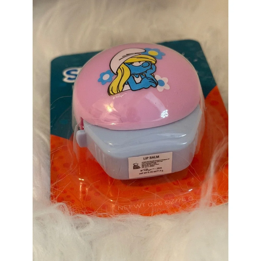 The Smurfs Smurfette Lip Balm Pink Flip Top Container 0.26oz Best Brands 2026